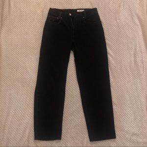 Black GAP Denim Mom Jeans